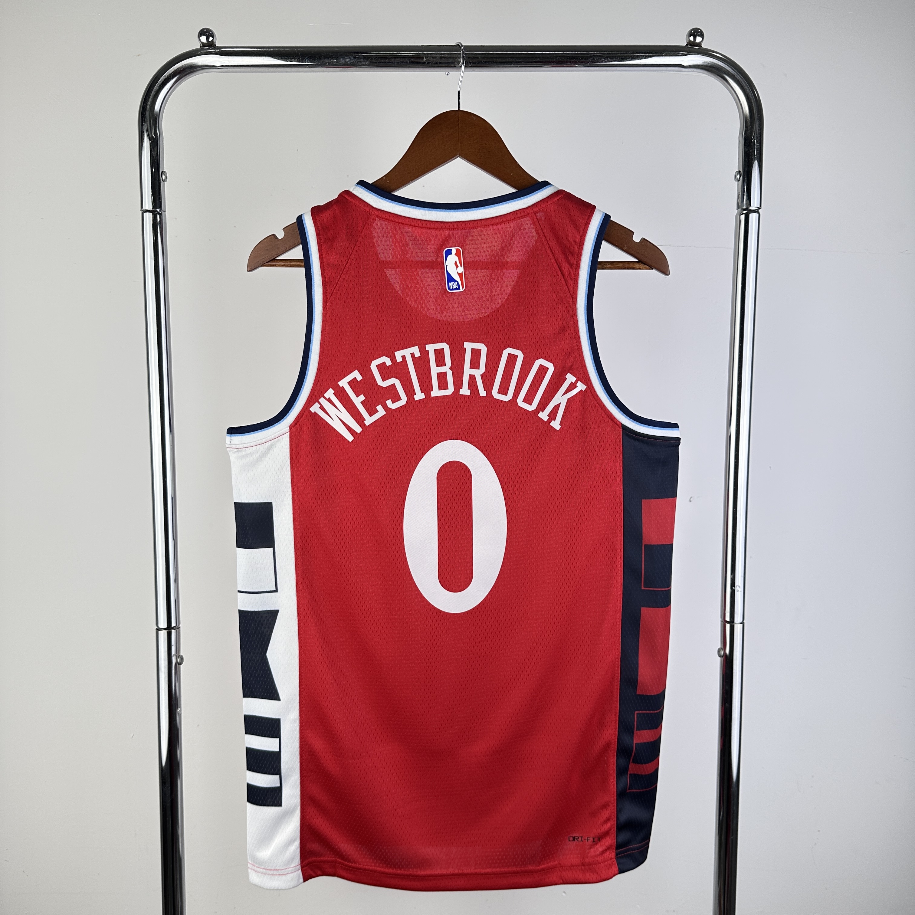 Men Los Angeles Clippers #0 Westbrook Red Season Jordan style 2025 NBA Jersey->los angeles clippers->NBA Jersey